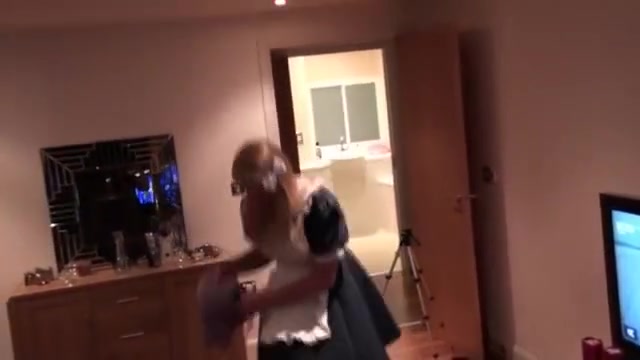Step daddy and sissy wife trying out the new sissy maid