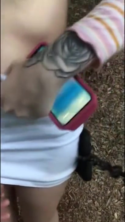 Fooling around at the park, I'm the worst *caught....again*
