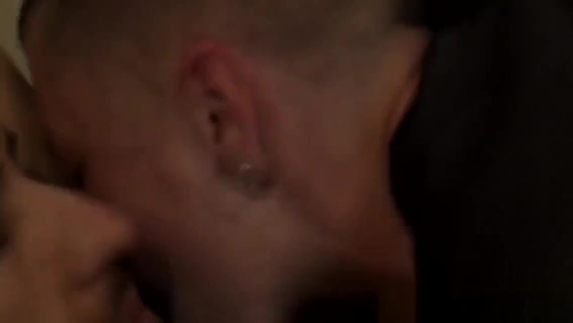 Inked punk slamming MTF dudes tasty pussy