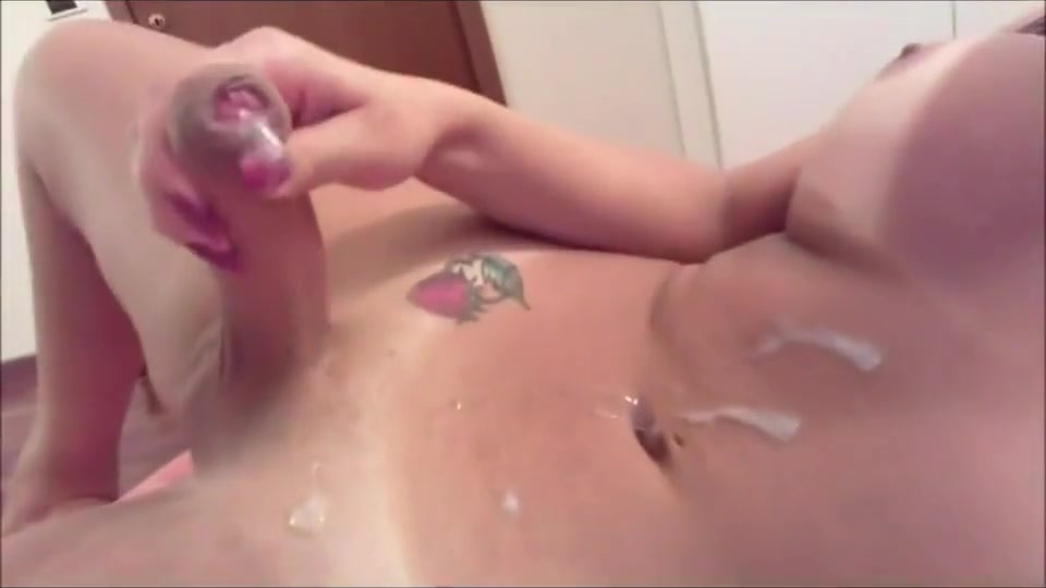 teen 18+ she-doll deepthroats a dildo