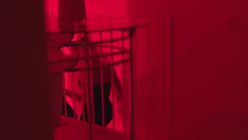Hot shemale got fucked in a red room of secret club
