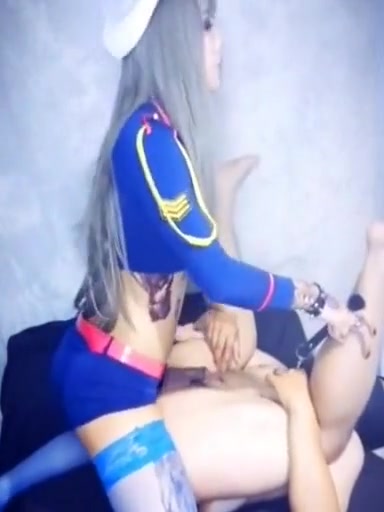 Ladyboy fucks slave