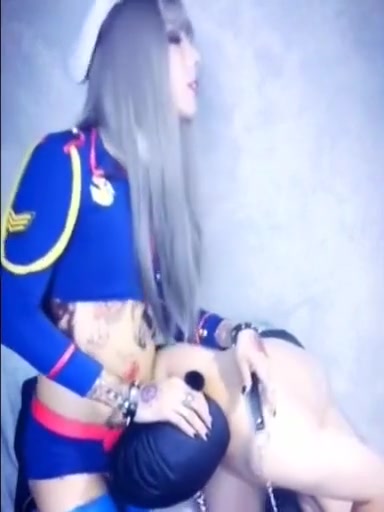 Ladyboy fucks slave
