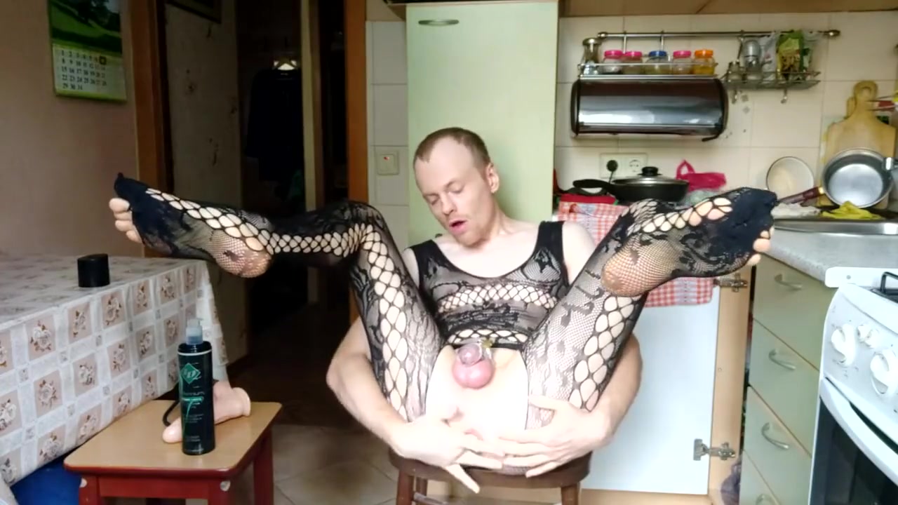 LanaTuls - Hard Anal Fuck With a Pumped Rubber Dildo