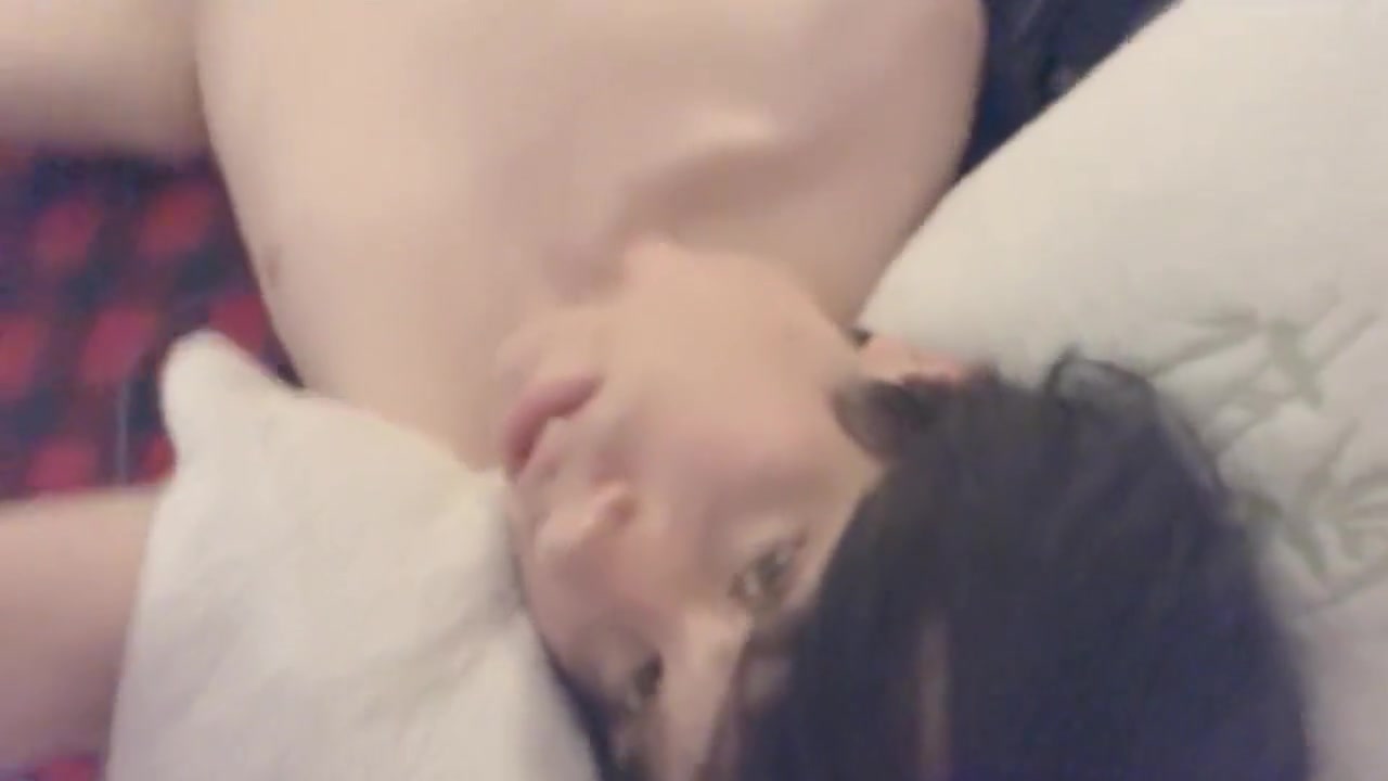 Cute femboy enjoys a private cum