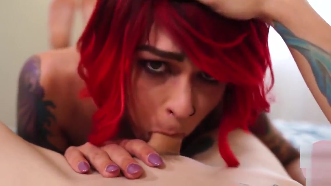 Trans duo assfucking after blowjob