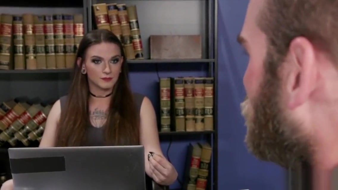 Tranny boss anal fuck pervert employee