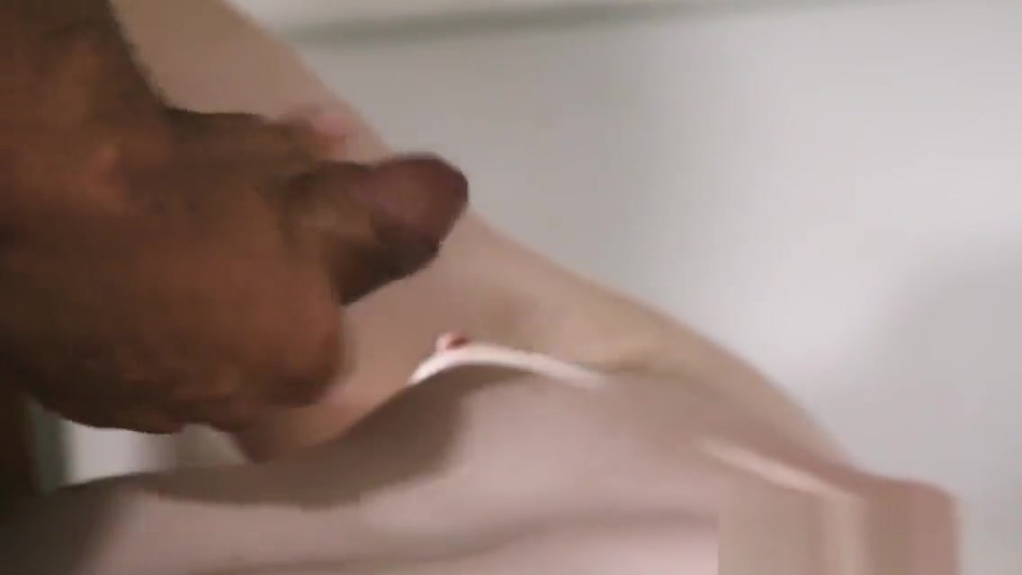 Ts babe lil tits spermed