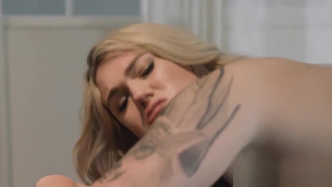 Busty trans blonde banged