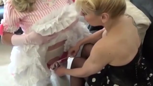 frilly sissy chastity release by Mistress