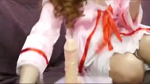 Transvestite love a dildos with cosplay