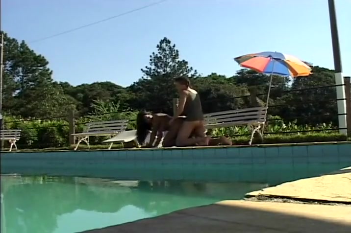 Dude With Nice Tits Gets Served Poolside Pt.3