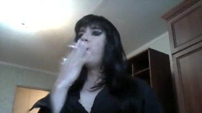 Beauty Kristi smoking