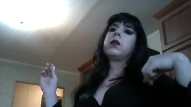 Beauty Kristi smoking