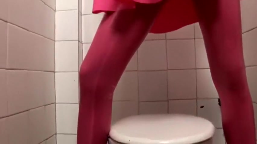Pink Latex Dress Masturbation