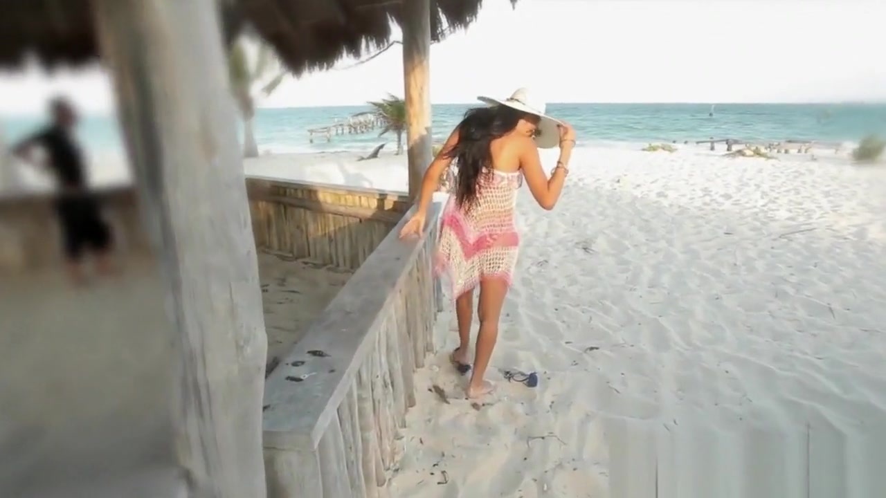Solo latina ts playing with her cock bts