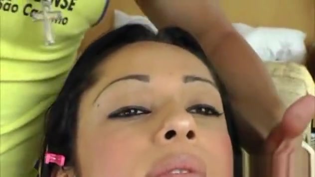 Sexy latina shemale Yasmin Pires gets her ass hard fucked