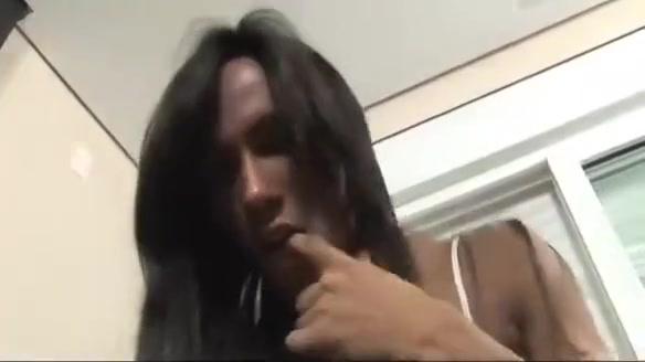 Nasty Tranny Pounding Hot Guy Creaming His Chest