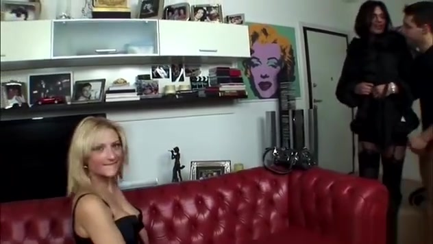 Italian shemale fetish with anal cumshot
