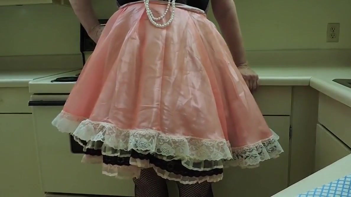 Sissy Ray in Pink Sissy Faggot Dress