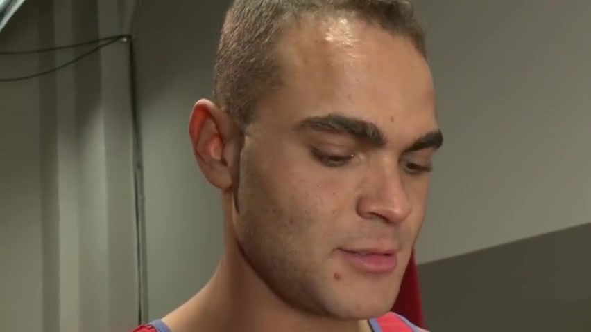 Shemale fitness coach anal fucks male