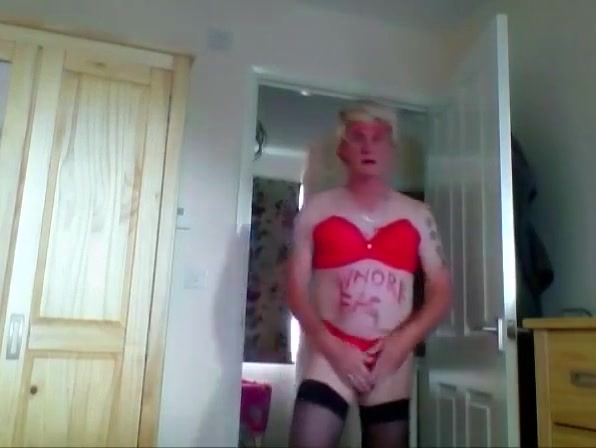 sissy kens writes on hisself and edges to orgasm