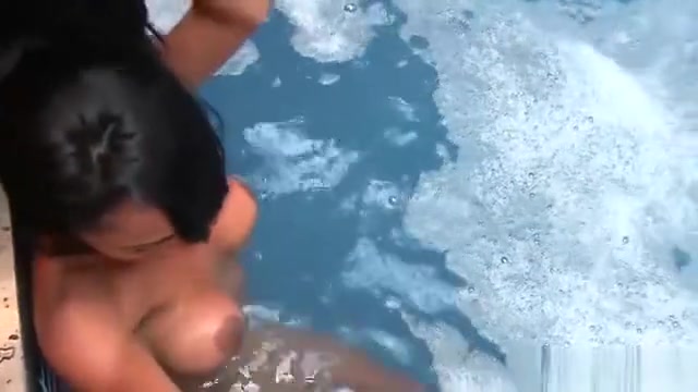 YouPorn - shemale-adrielhy-bronze-takes-a-dip-and-a-piss