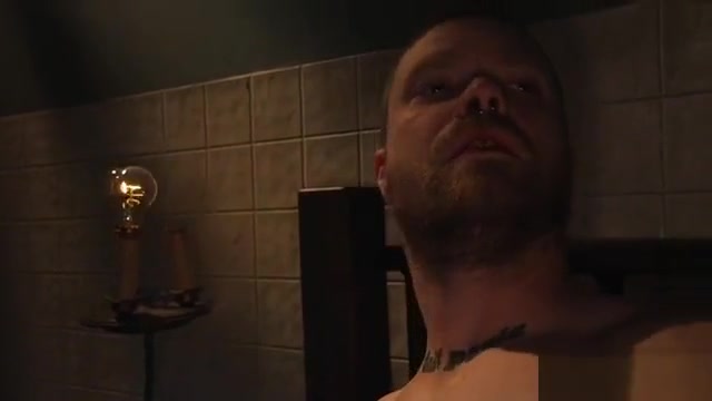 Tattooed big cock tranny anal fucks hairy guy