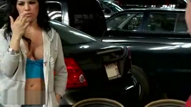Big boobs brunette tranny fucks guy