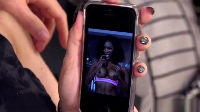 Wife sends hubby to black tranny lady