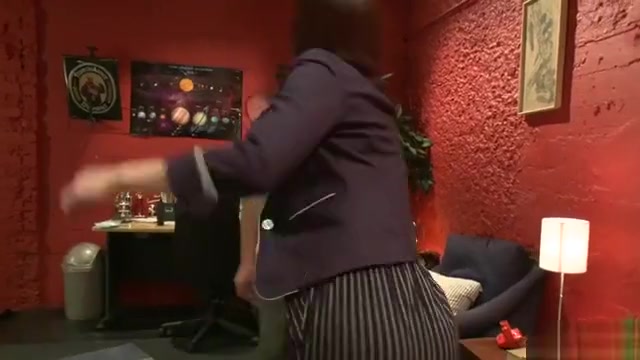 Shemale caught roommate masturbating