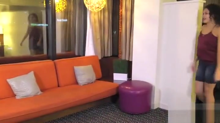 dirty Latinx TS Hotel bare By black penis