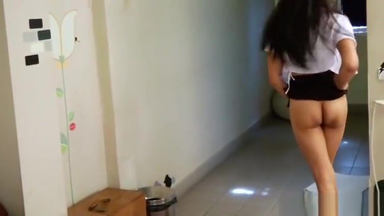 Busty asian ts Cham enjoys jerking off her big cock for you
