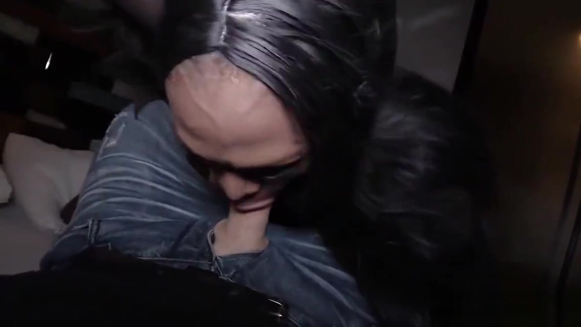Ebony ladyboy gets her ass bareback penetrated to the hilt