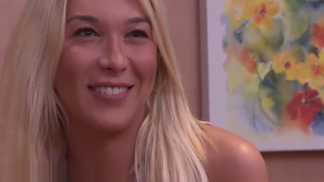 Gorgeous TS blonde Aubrey Kate pounded hard by Vadim Black