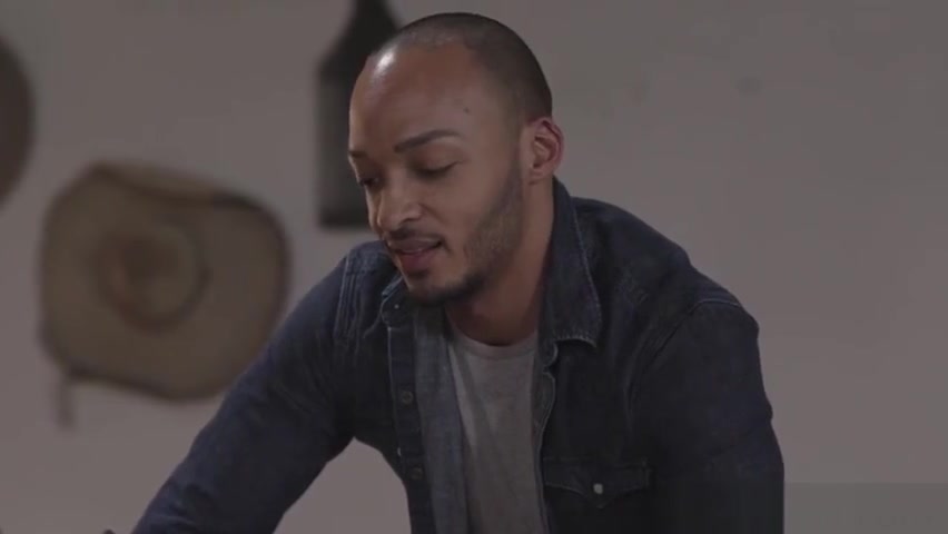 Black TS Natassia bangs her stepbros bf while he is mastubating