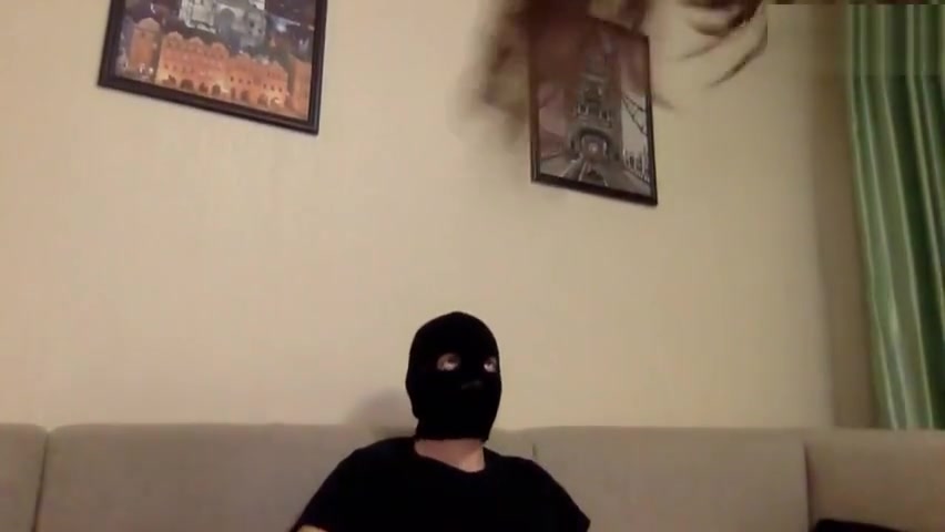 Russian legal age teenager 18+ shelady Giving A yummy Blowjobs To Luck lad With dark Mask