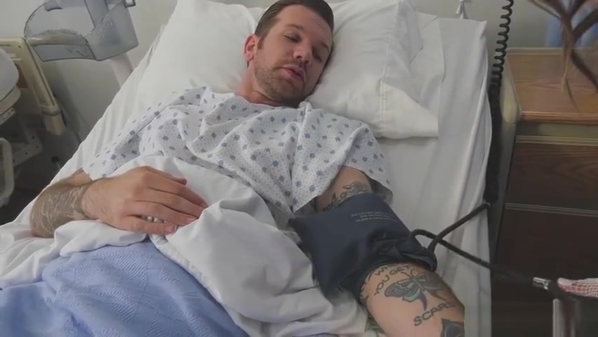 Patient Guy shows to TGirl Korra DelRio his hard cock