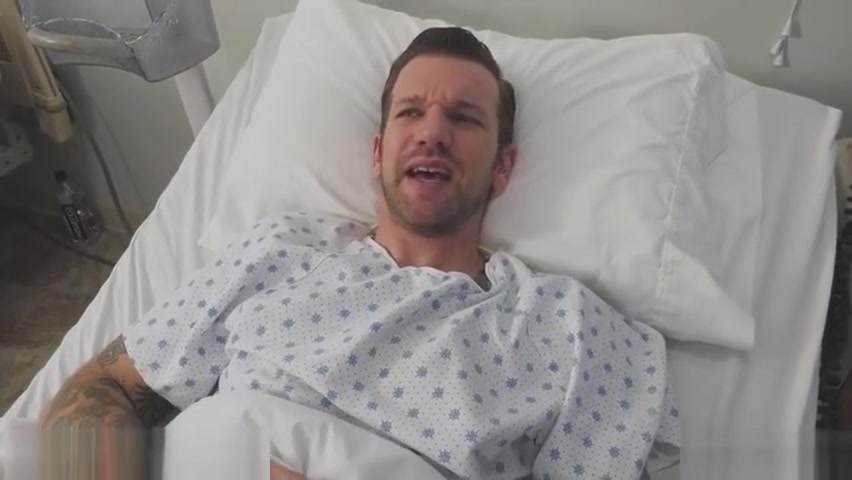 Gorgeous shemale nurse takes care of everything