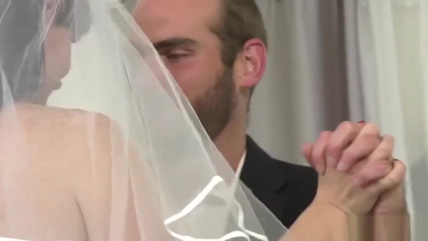 Horny Groom finally fucks her Bride Transbabe Natalie Mars butthole