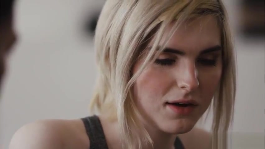 TS Ella kissed and gently grabs the cock of her ex-stepdad Ricky