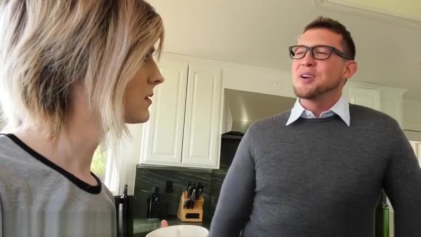 Shy but determined shemale hops on white dong