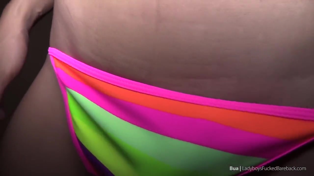 Bua is a pretty shemale getting it in her ass