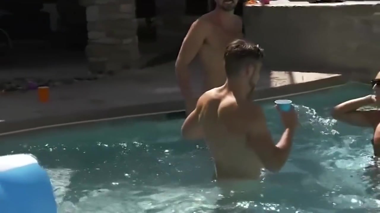 shemale Vegas Pool Sausage Fest