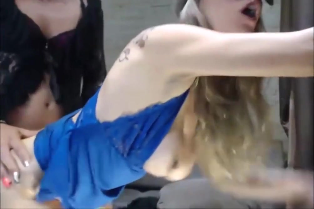 Busty Babe Fucked By A Tranny And Cummed On Her Big Tits