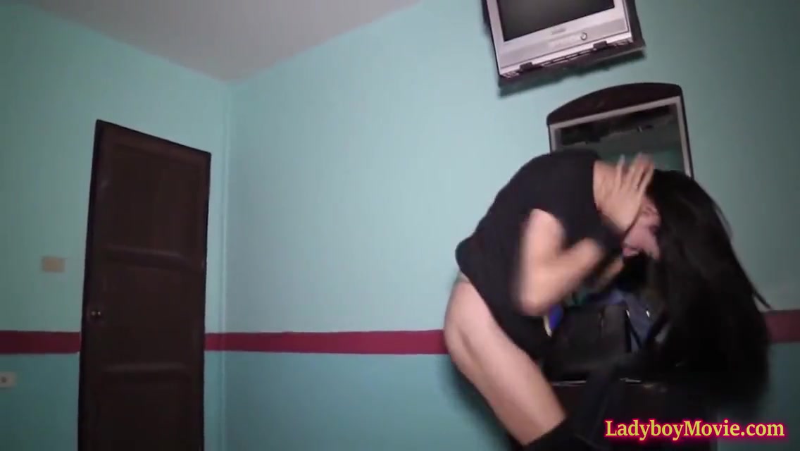 Ladyboy Ally Frottage And Handjob