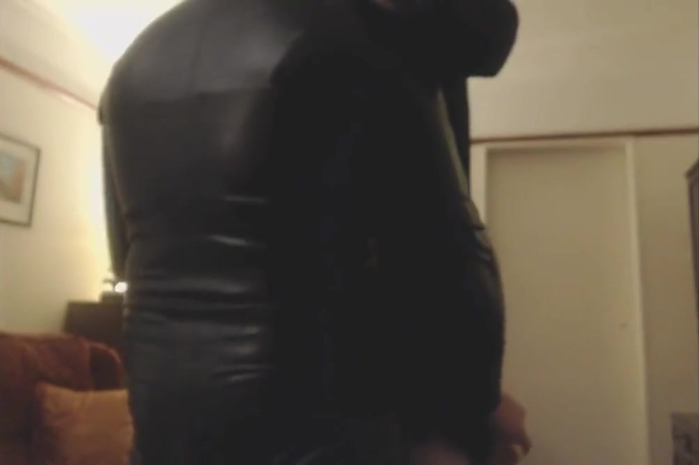 Rose Gives Latex Man A Blowjob