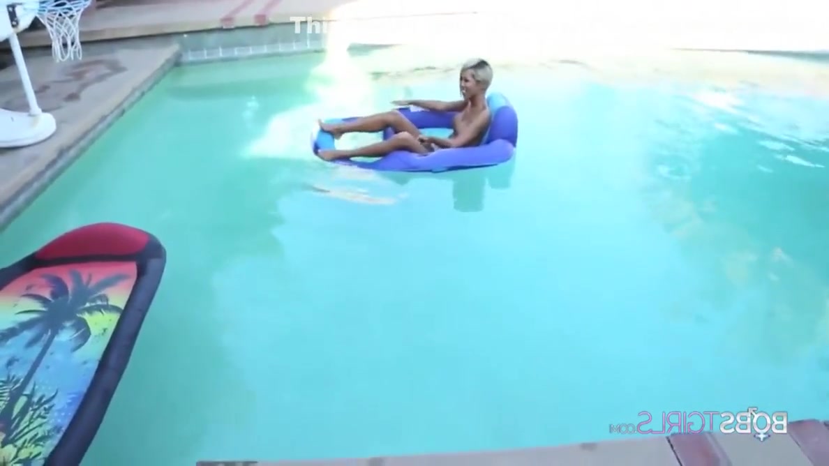 Wonderfully Cute Asian Makes A Splash In The Pool