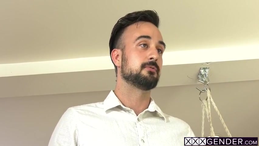 Perverted Guy Used Toy On Shemale And Fucked Her Mouth And Tight Asshole With Natalie Mars