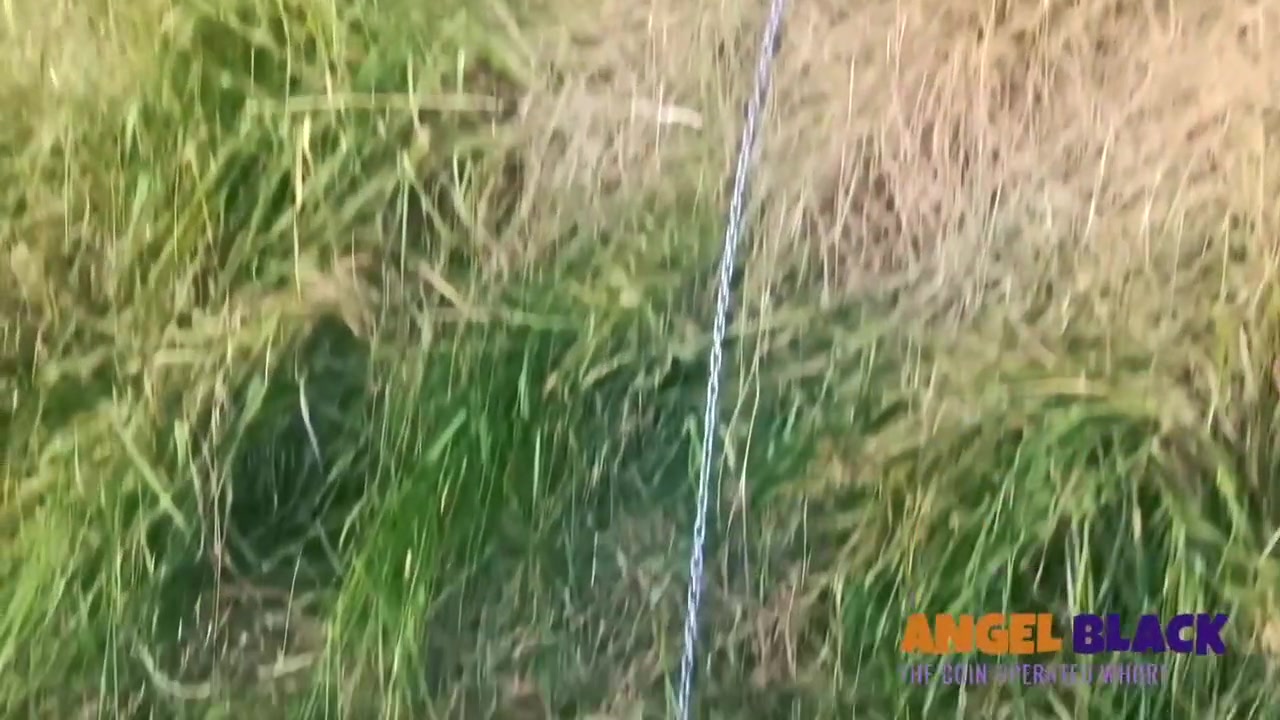 Angel Scarlett Black In Sissy Chained Up And Left At Side Of Road
